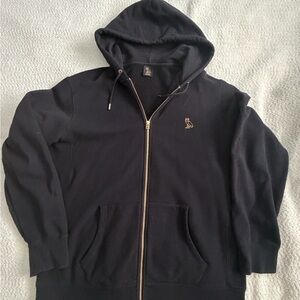 OVO DRAKE CLASSIC FULL-ZIP HOODIE - BLACK SIZE XXL